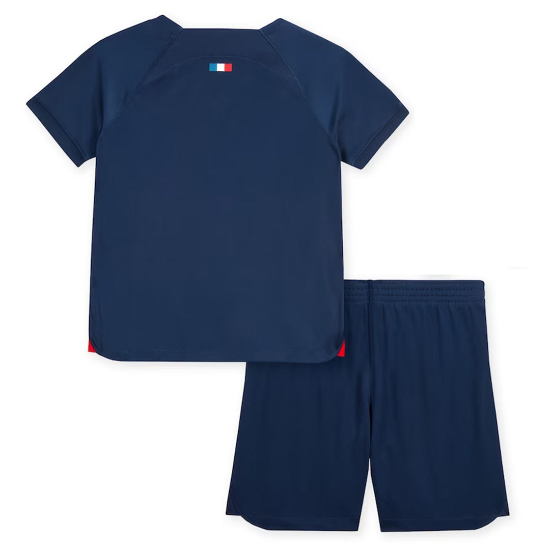 Kid's Paris Saint-Germain Home Jersey+Shorts 23/24