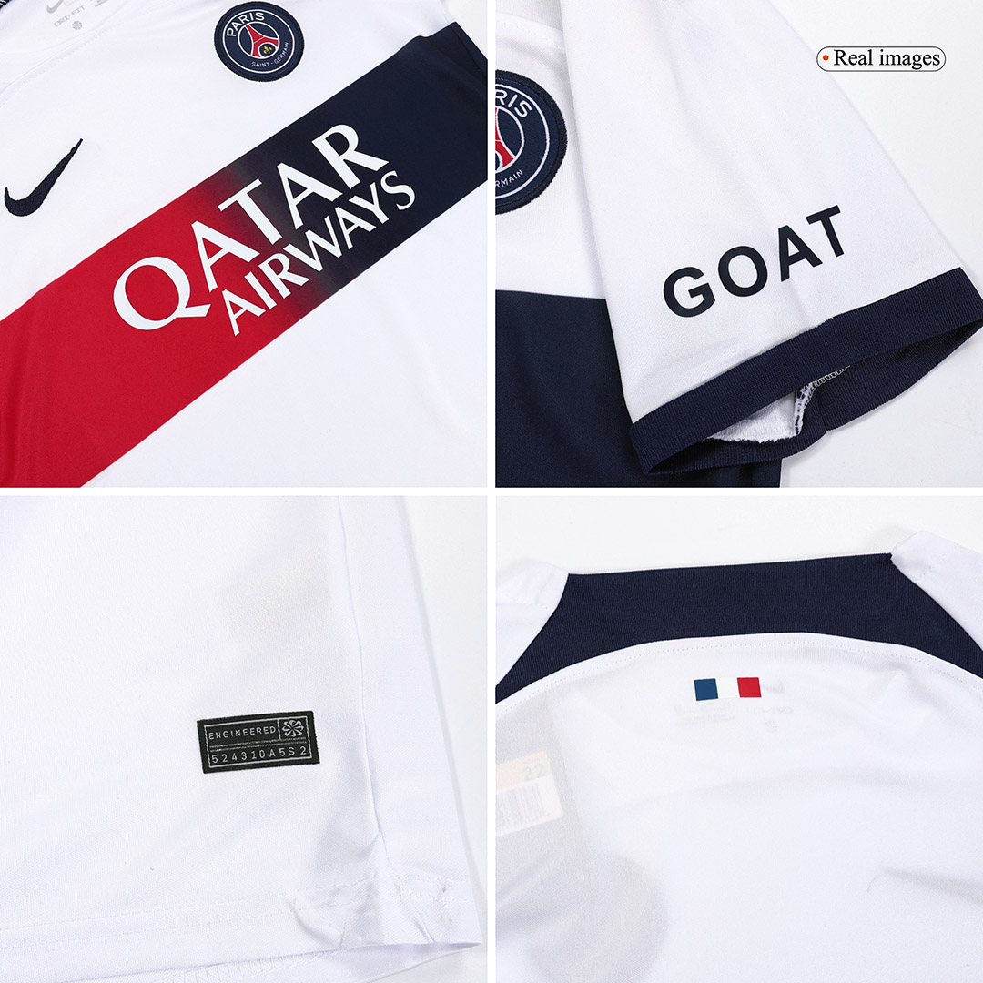 Kid's Paris Saint-Germain Away Jersey+Shorts 23/24