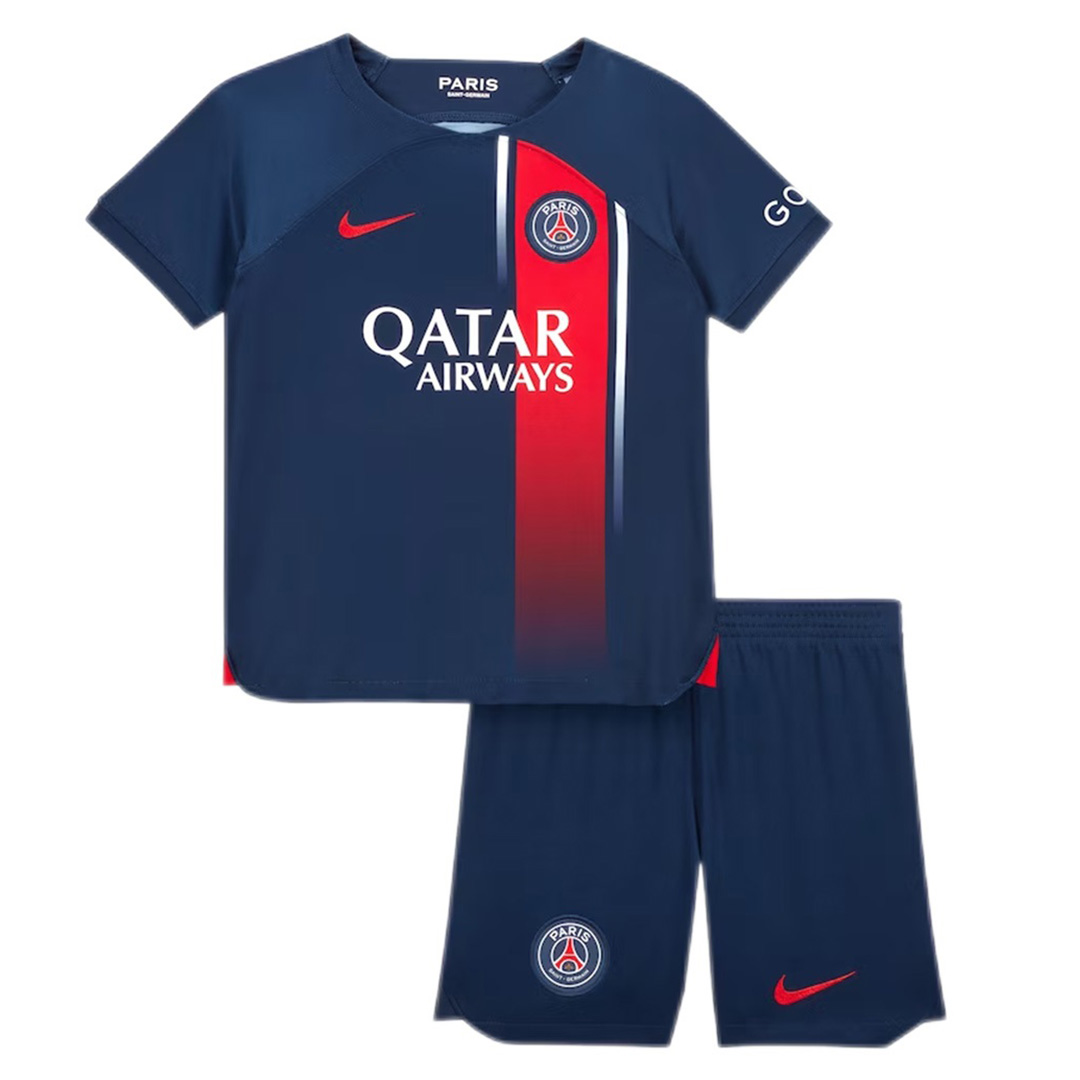 Kid's Paris Saint-Germain Home Jersey+Shorts 23/24