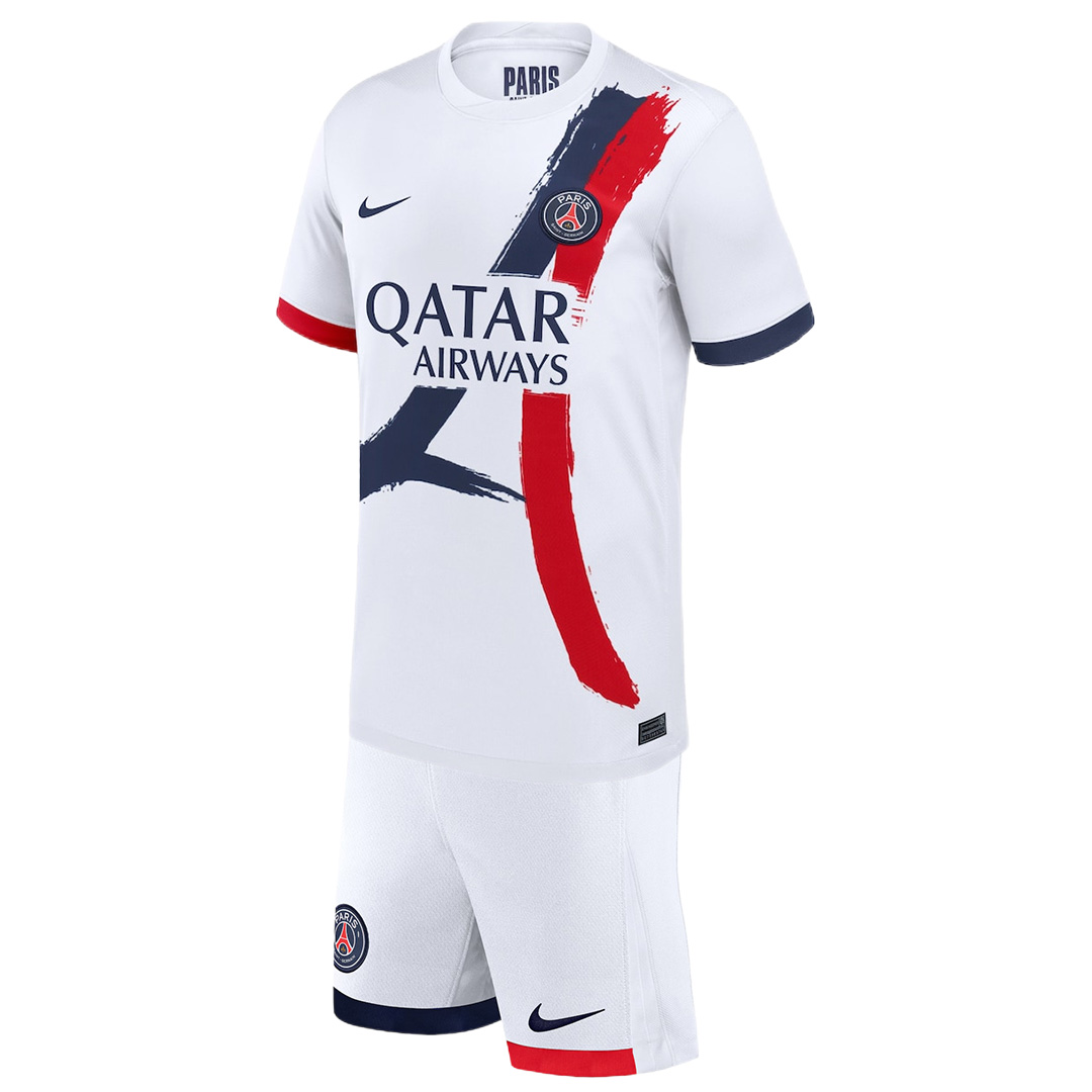 Kid's Paris Saint-Germain Away Jersey+Shorts 2024/25