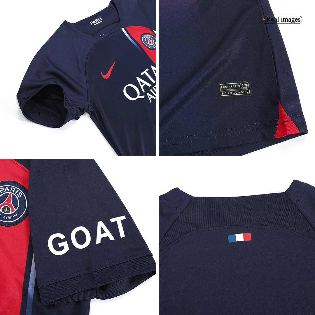 Kid's Paris Saint-Germain Home Jersey+Shorts 23/24