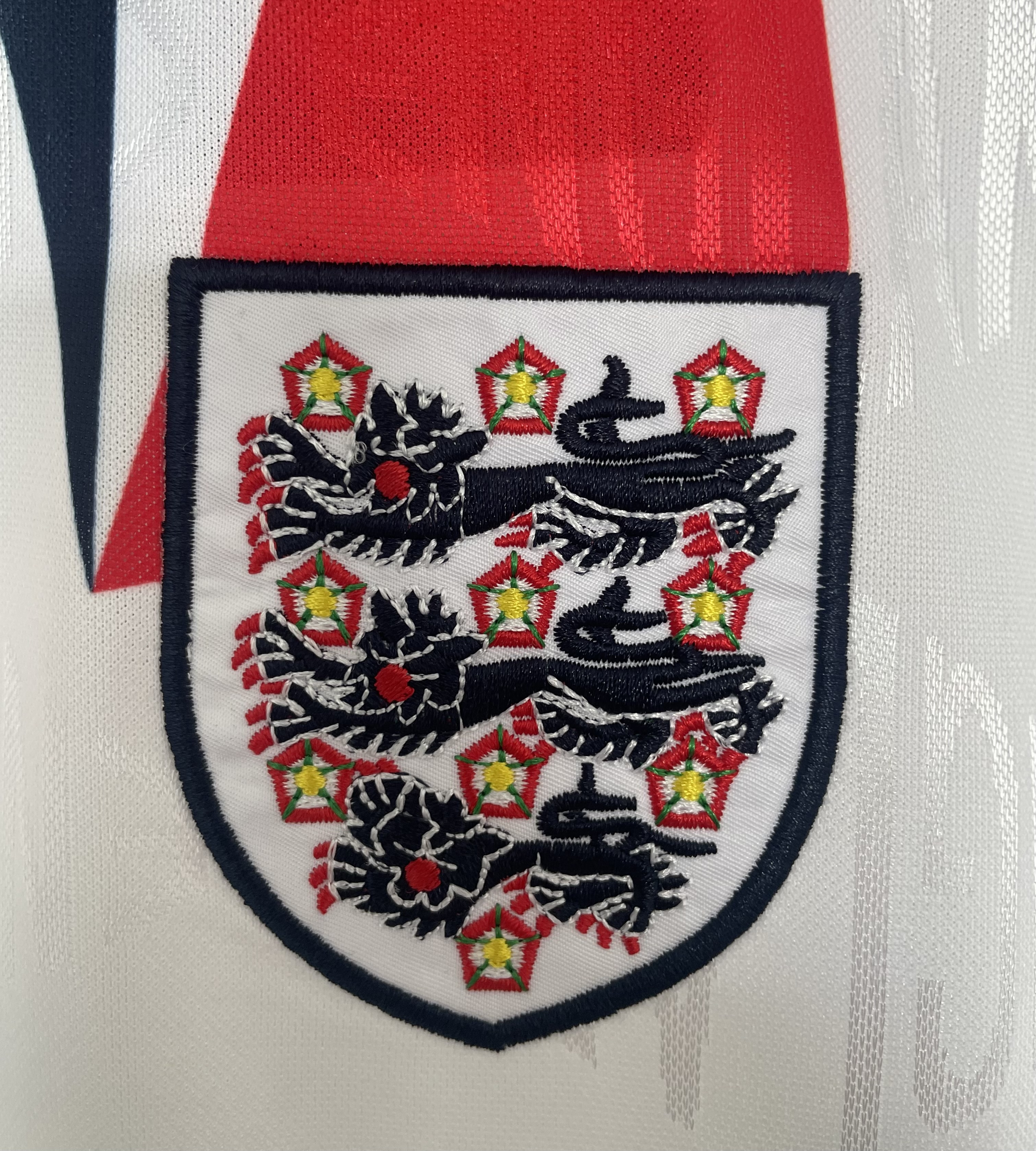 England Home Retro Jersey  1992