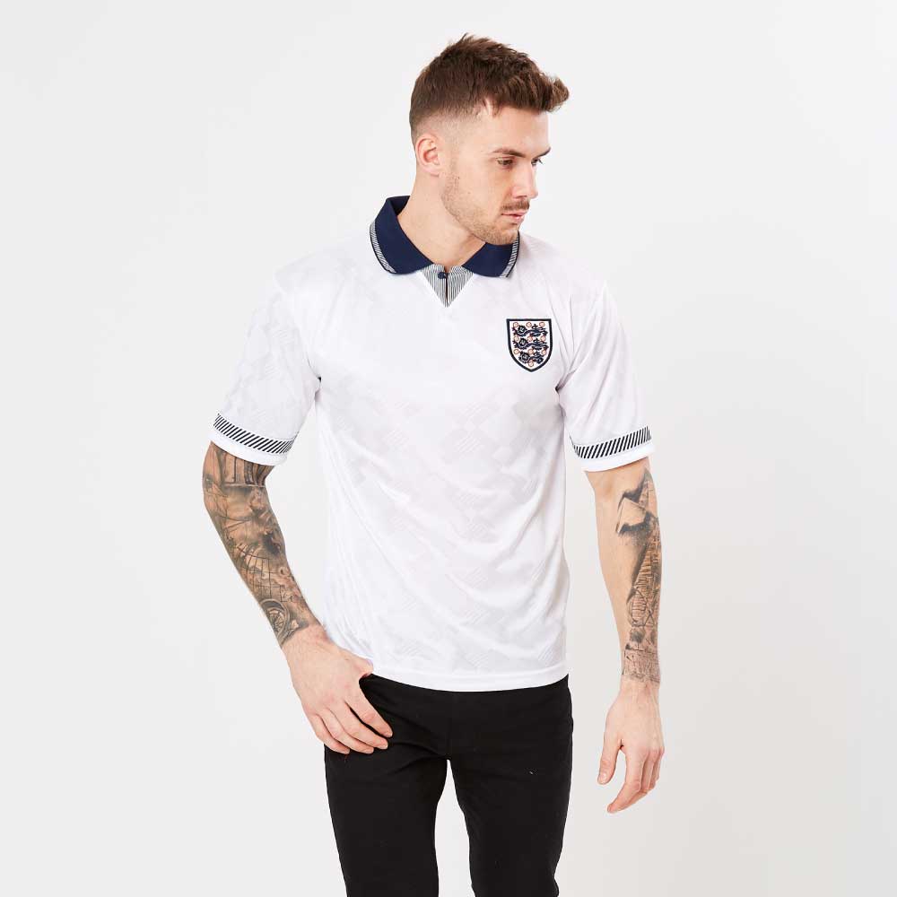 England Home Retro Jersey World Cup 1990