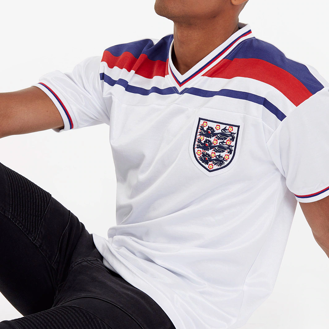 England Home Retro Jersey World Cup 1982