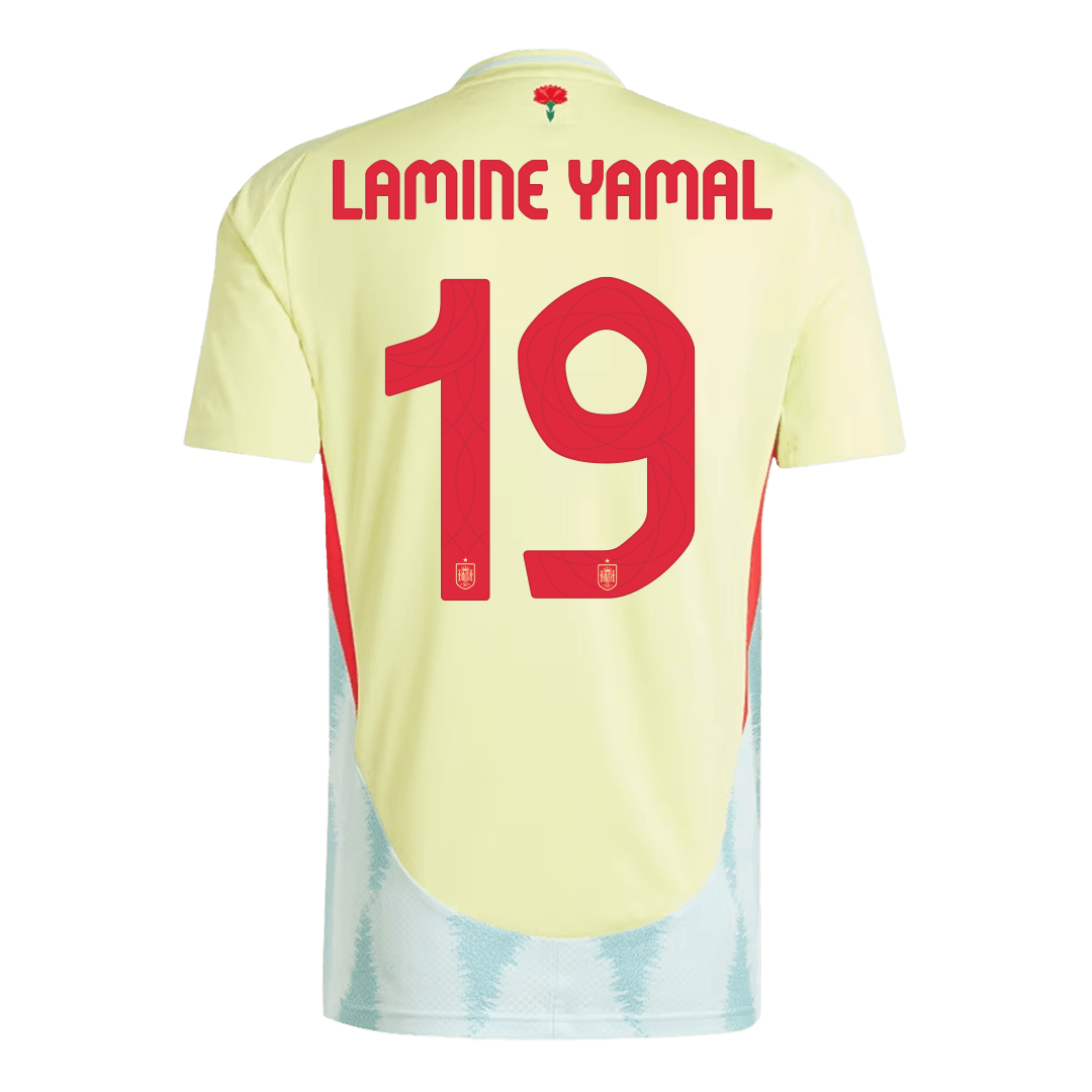LAMINE YAMAL #19 Spain Away Jersey EURO 2024