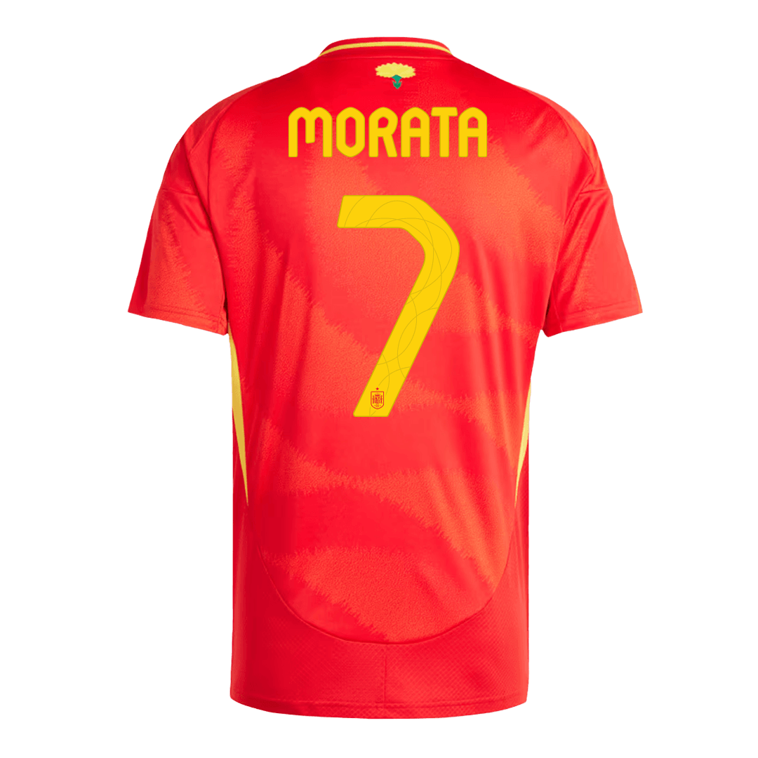 Alvaro Morata #7 Spain Home Jersey EURO 2024