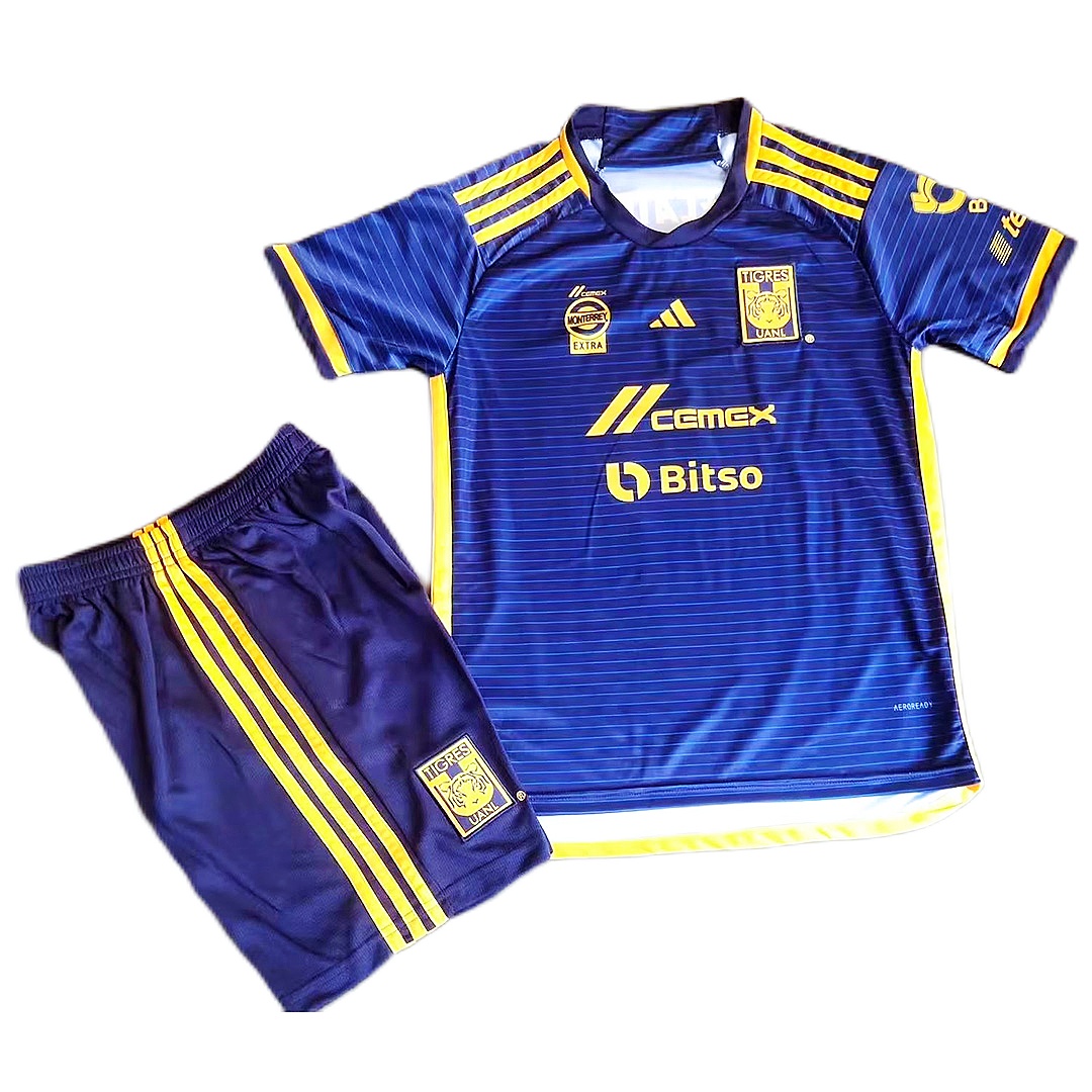 Kid's Tigres UANL Away Jersey+Shorts 23/24