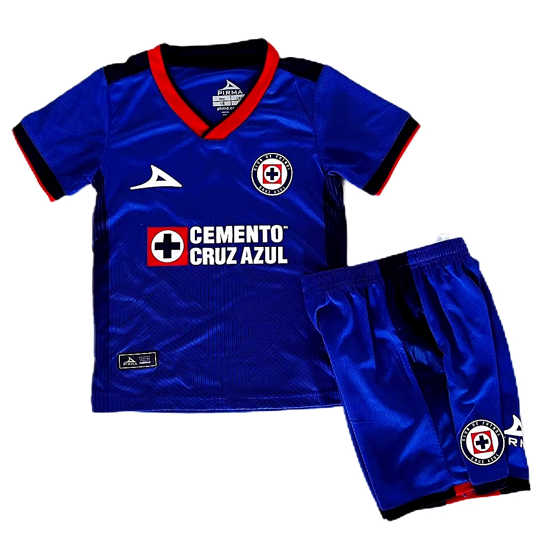 Kid's Cruz Azul Home Jersey+Shorts 23/24