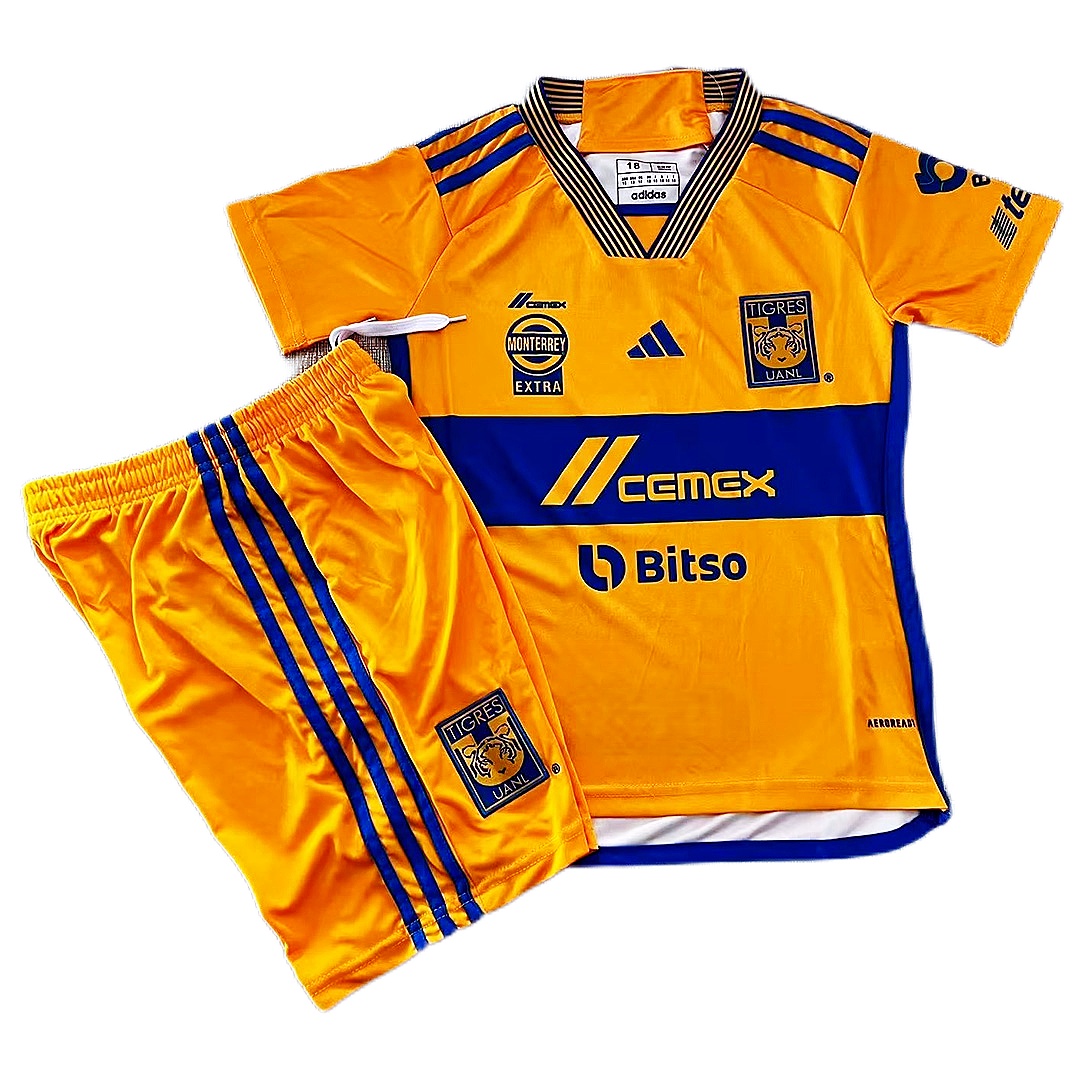 Kid's Tigres UANL Home Jersey+Shorts 23/24
