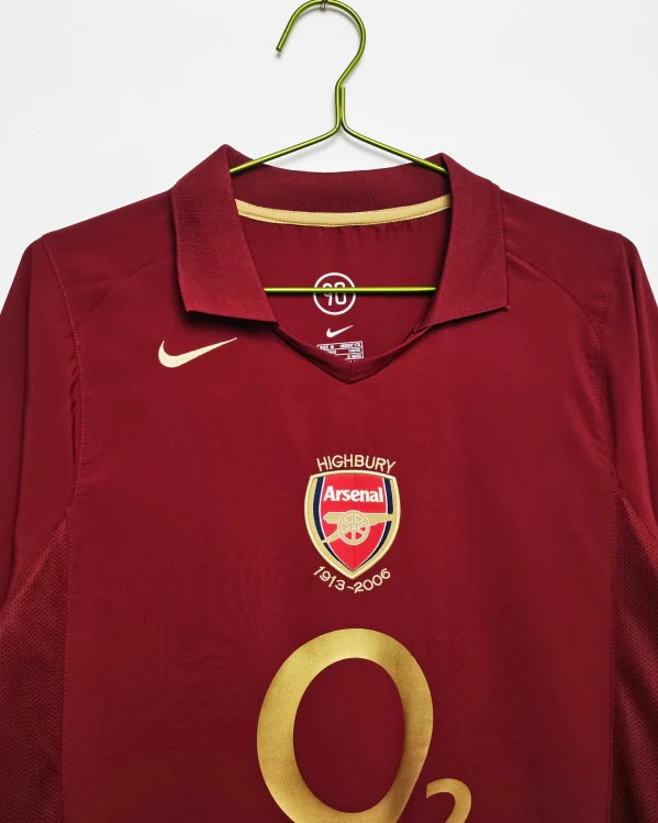 Arsenal Home Long Sleeve Jersey 2005/06