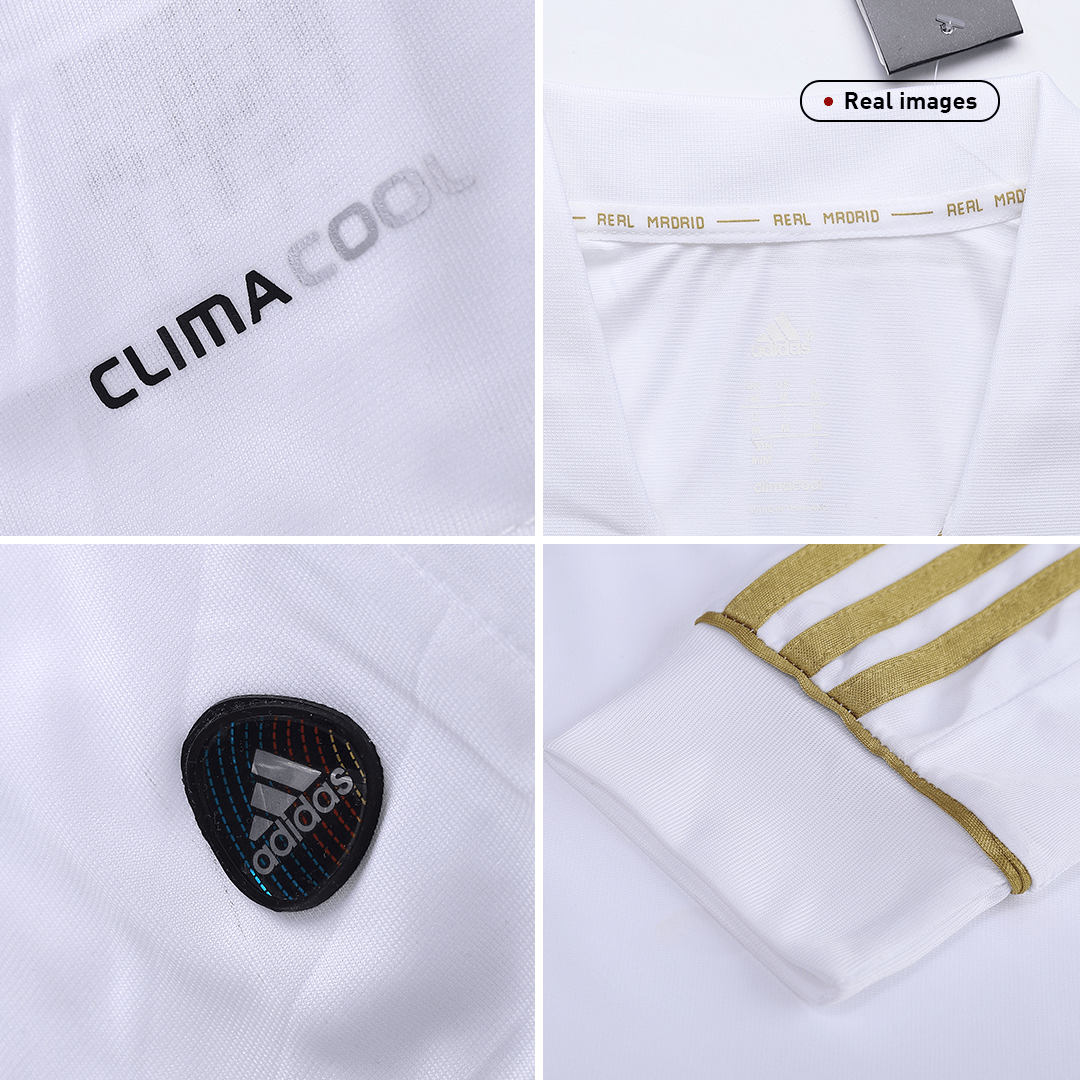 Real Madrid Home Long Sleeve Retro Jersey 2011/12