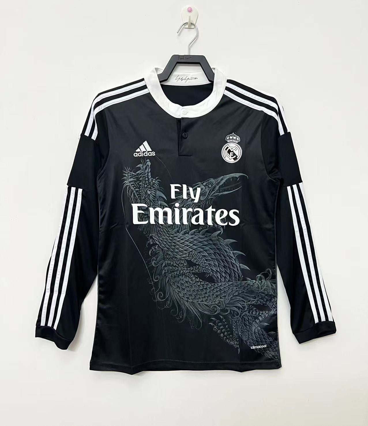 Real Madrid Third Long Sleeve Retro Jersey 2014/15