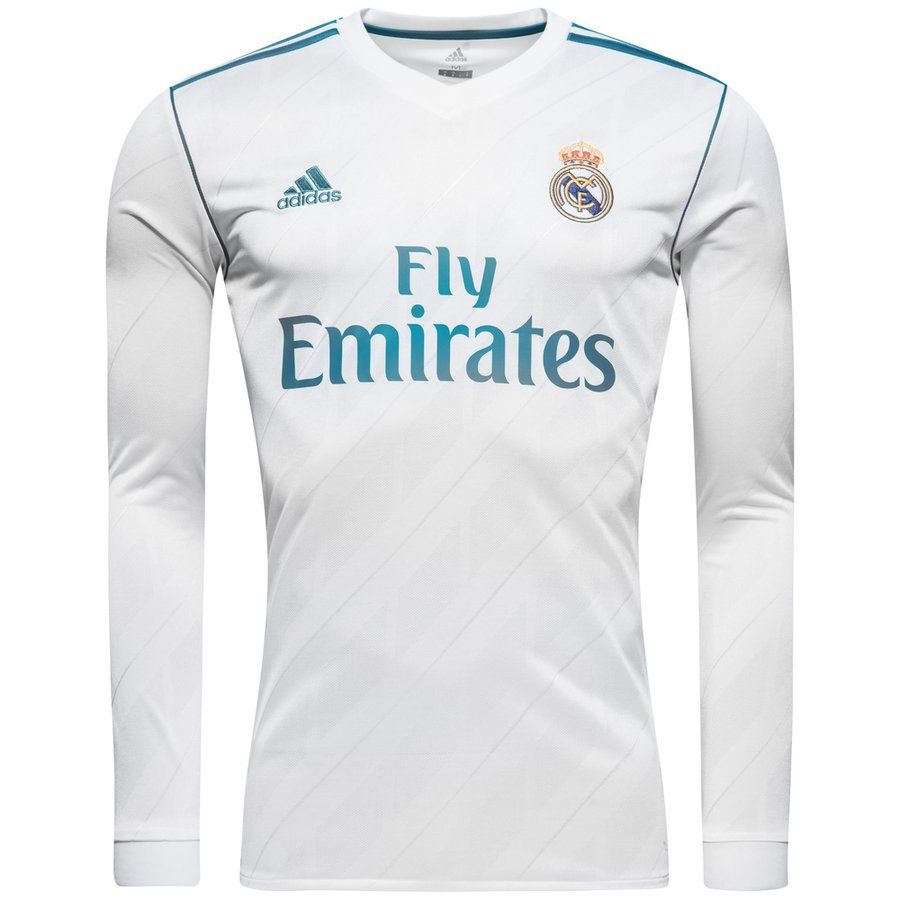 Real Madrid Home Long Sleeve Jersey 2017/18