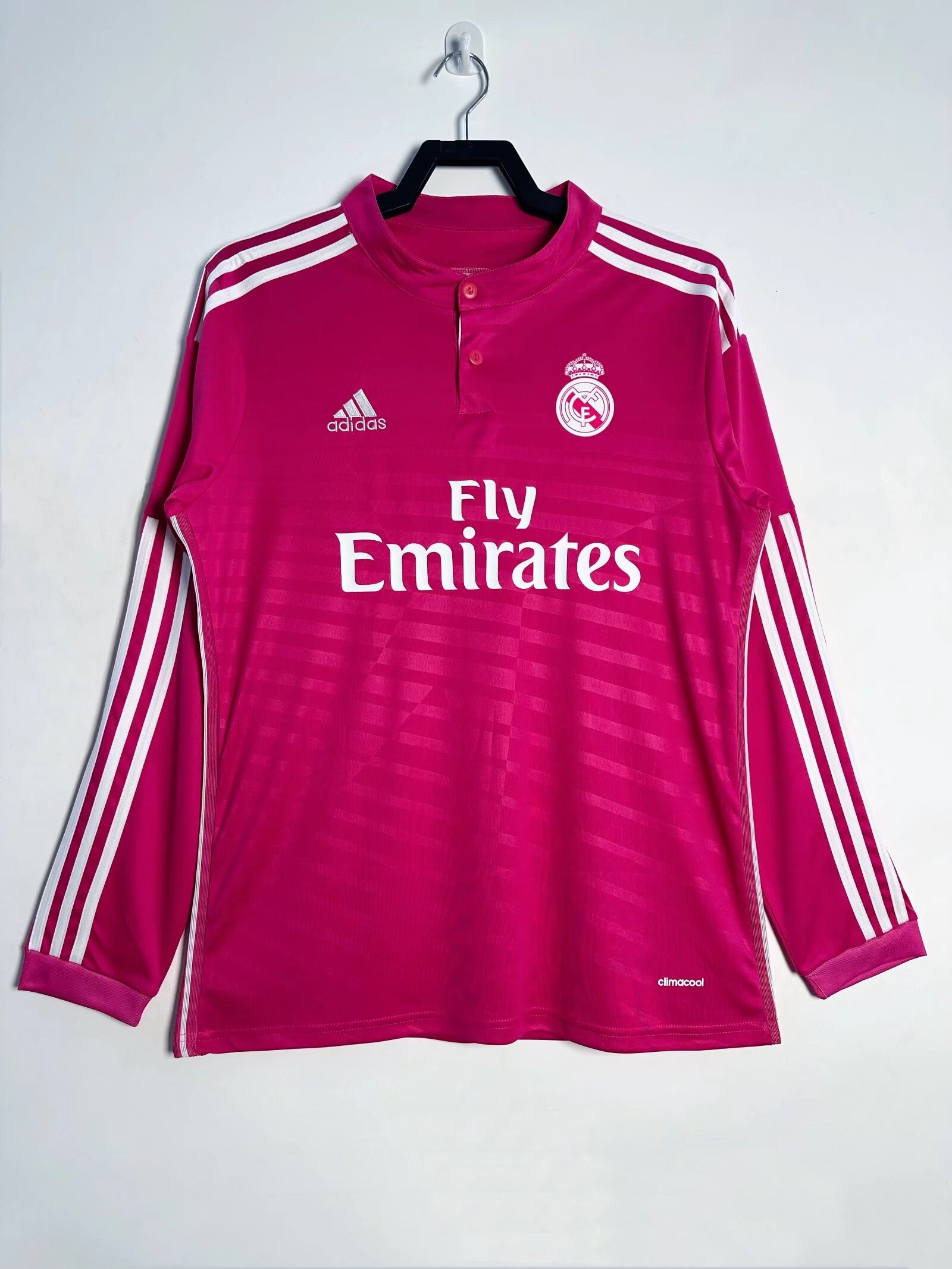 Real Madrid Away Long Sleeve Retro  Jersey 2014/15