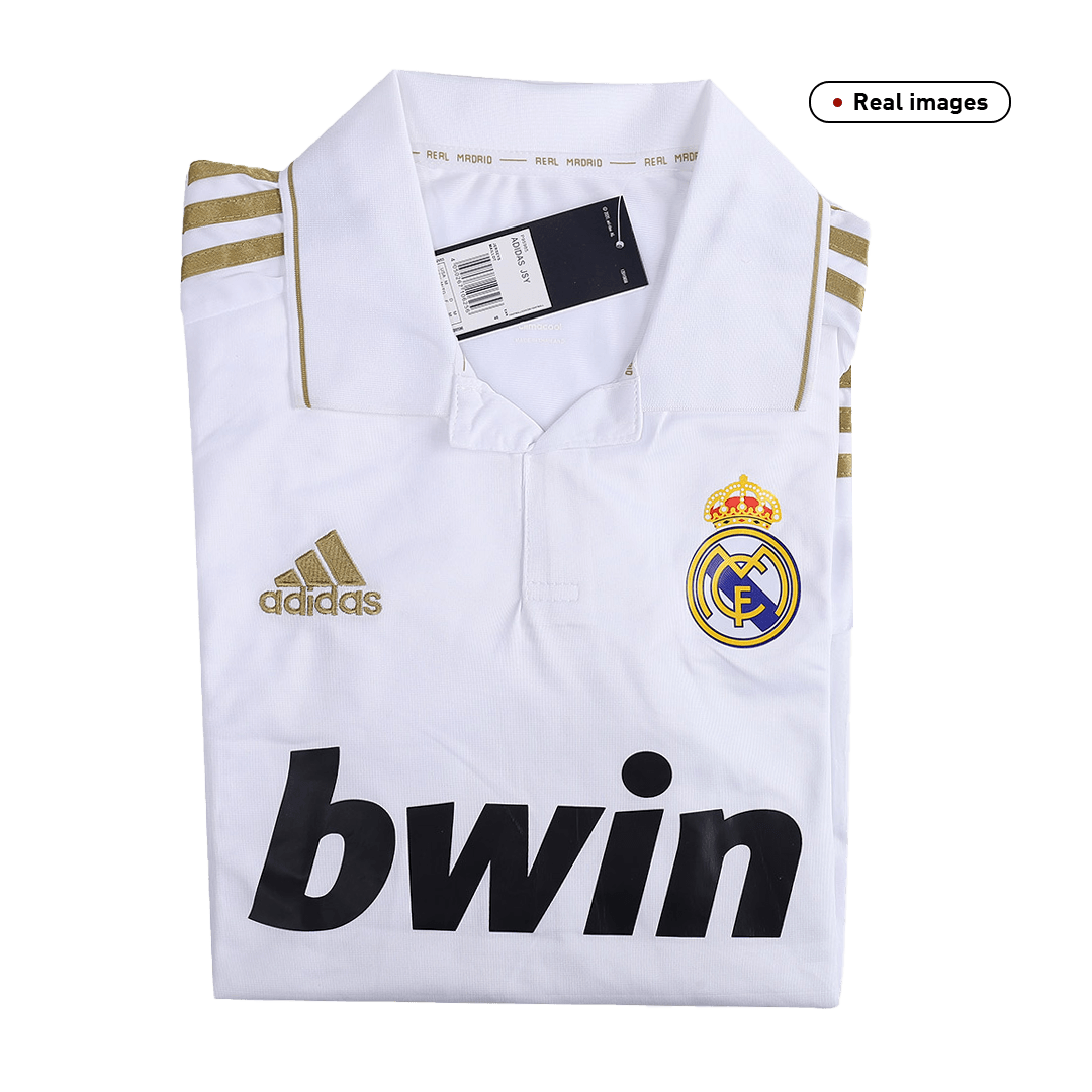 Real Madrid Home Long Sleeve Retro Jersey 2011/12
