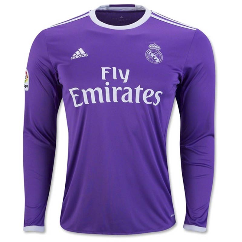 Real Madrid Away Long Sleeve Jersey 2016/17