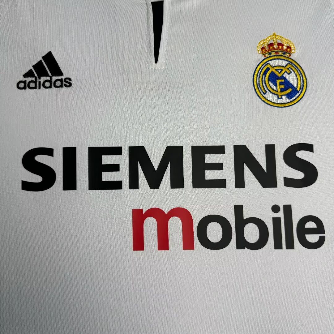 Real Madrid Home Retro Jersey 2003/04