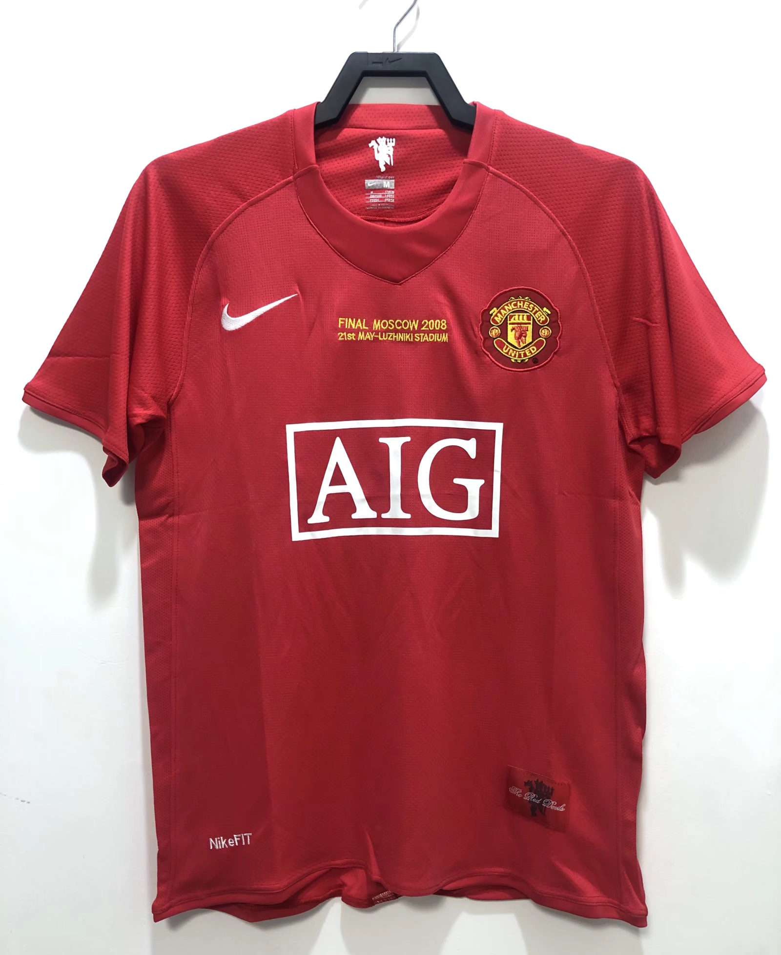 Manchester United Home Retro Jersey 2007/08-Champions League Final