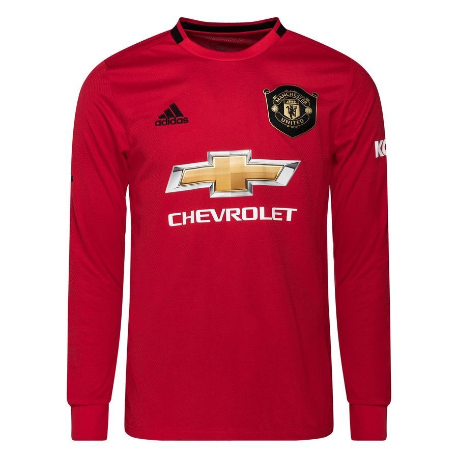 Manchester United Home Retro  Long  Sleeves Jersey 2019/20