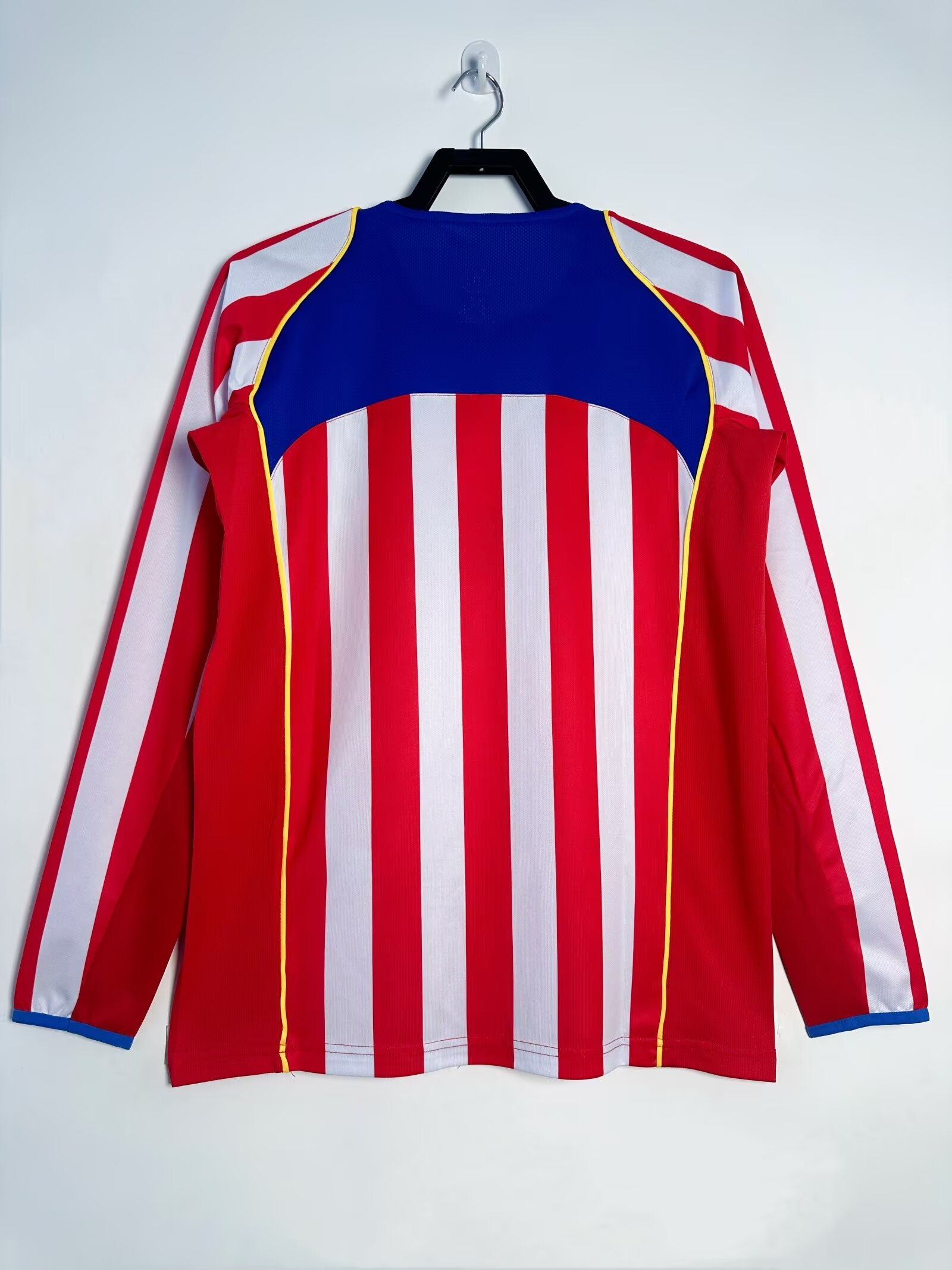 Atletico Madrid Home  Long Sleeve Retro  Jersey 2004/05