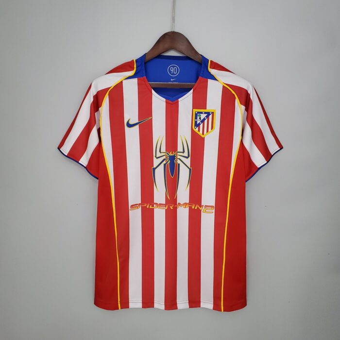 Atletico Madrid Home Retro Jersey 2004/05