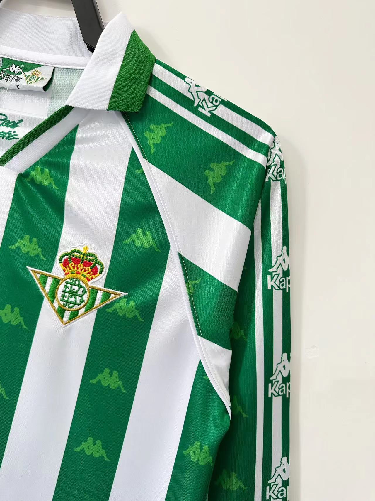 Real Betis Home Retro Long Sleeve Jersey 1995/97