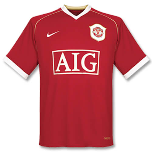 Manchester United Home Retro Jersey 2006/07