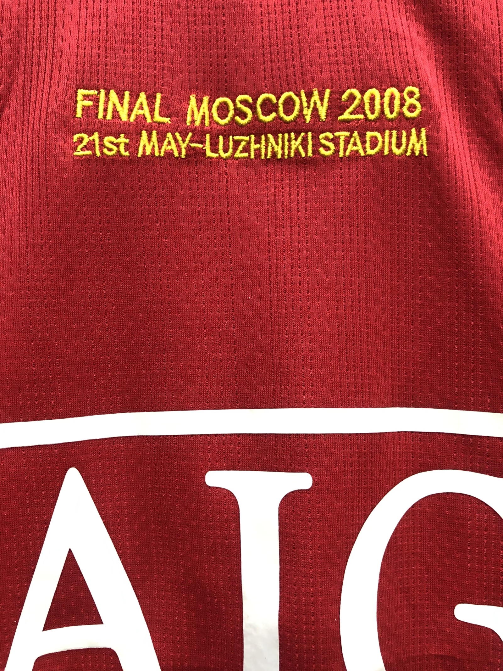 Manchester United Home Retro Jersey 2007/08-Champions League Final