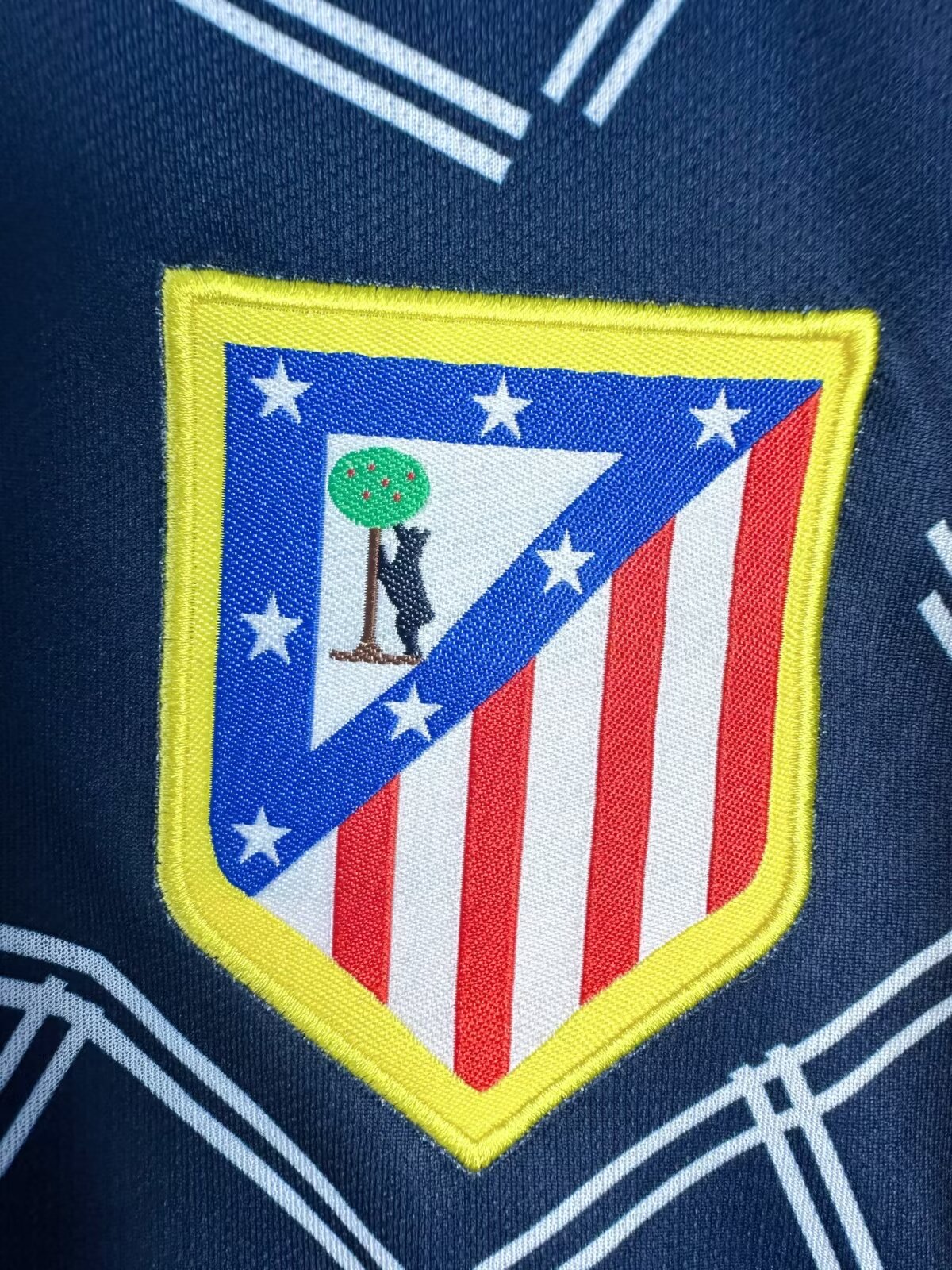 Atletico Madrid Away  Long Sleeve Retro  Jersey 2004/05