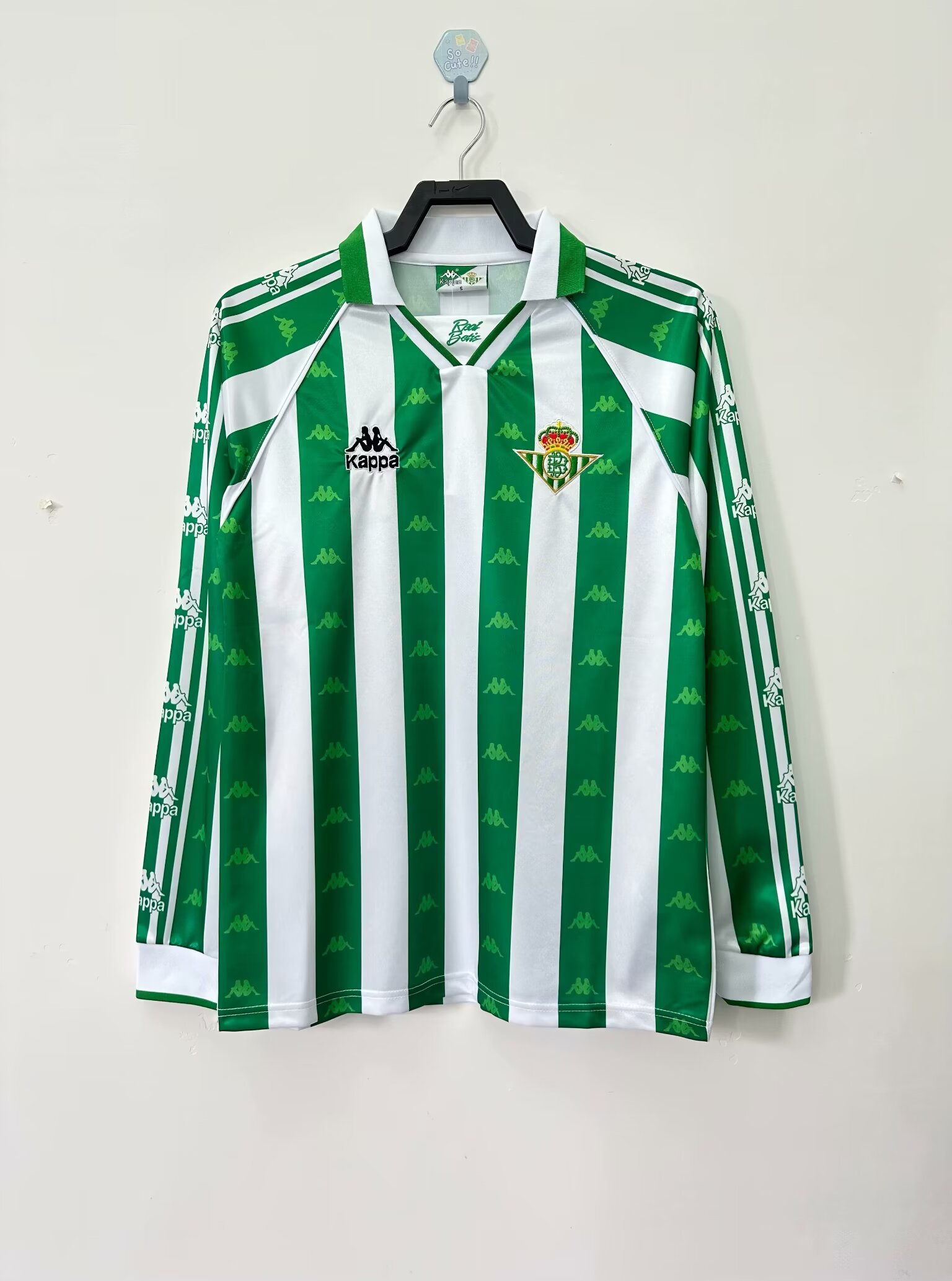 Real Betis Home Retro Long Sleeve Jersey 1995/97