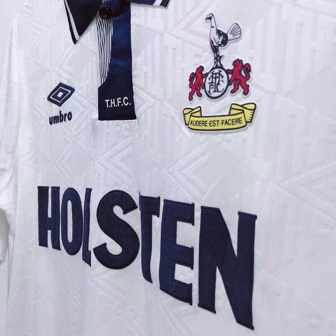 Tottenham Hotspur  Home Retro Jersey 1991/93