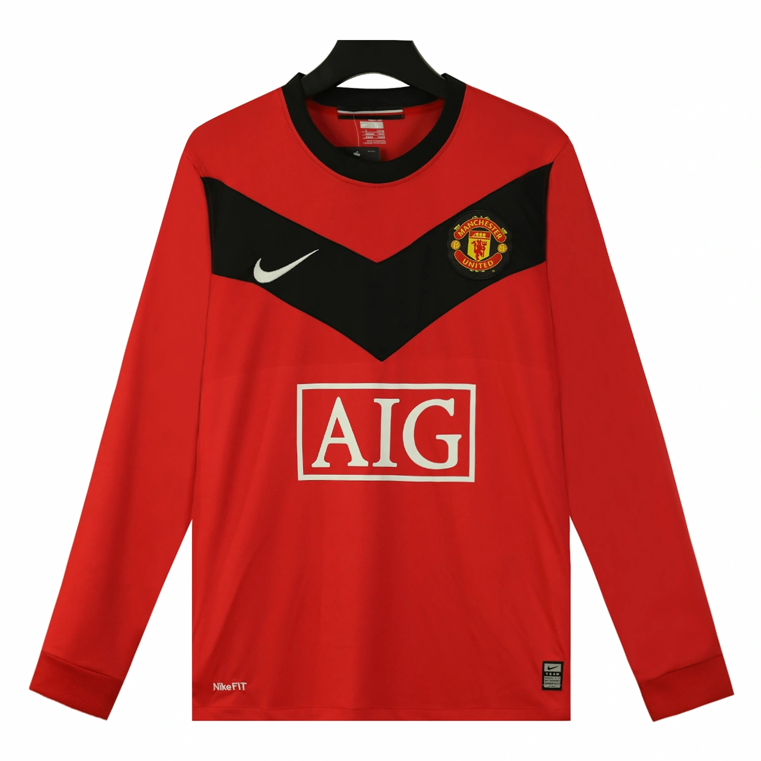 Manchester United  Home  Long Sleeves Retro Jersey 2009/10