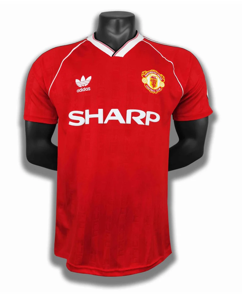 Manchester United  Home  Retro Jersey 1988/90