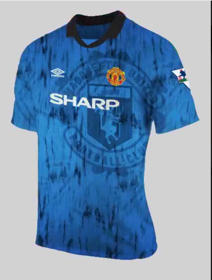 Manchester United  Away Retro Jersey 1992/93