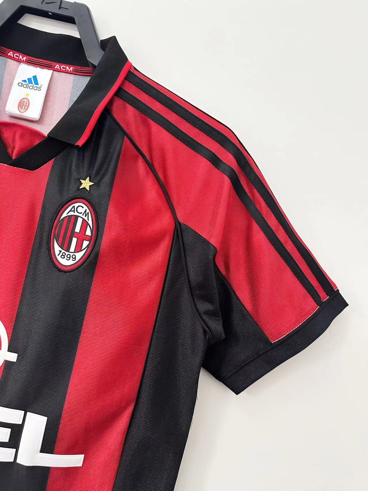 AC Milan Home Retro Jersey 1998/99