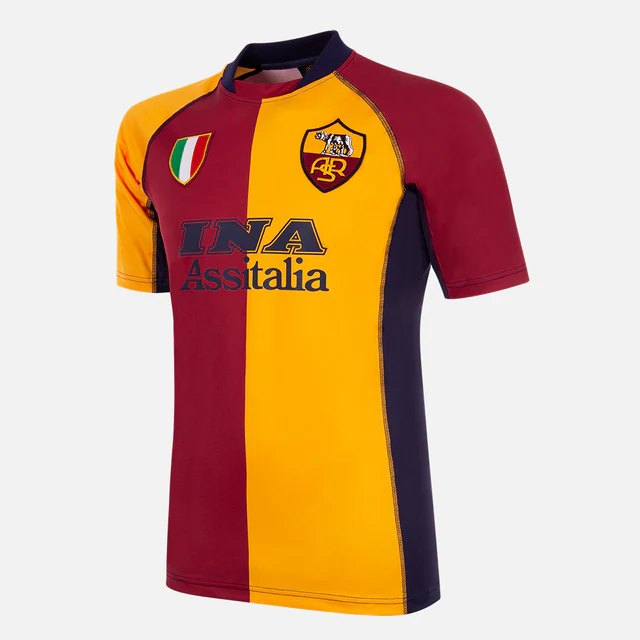 AS Roma Home Retro Jersey 2001/02