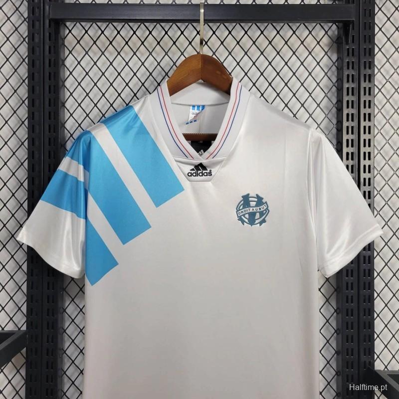 Olympique Marseille Home Retro Jersey   1992/93