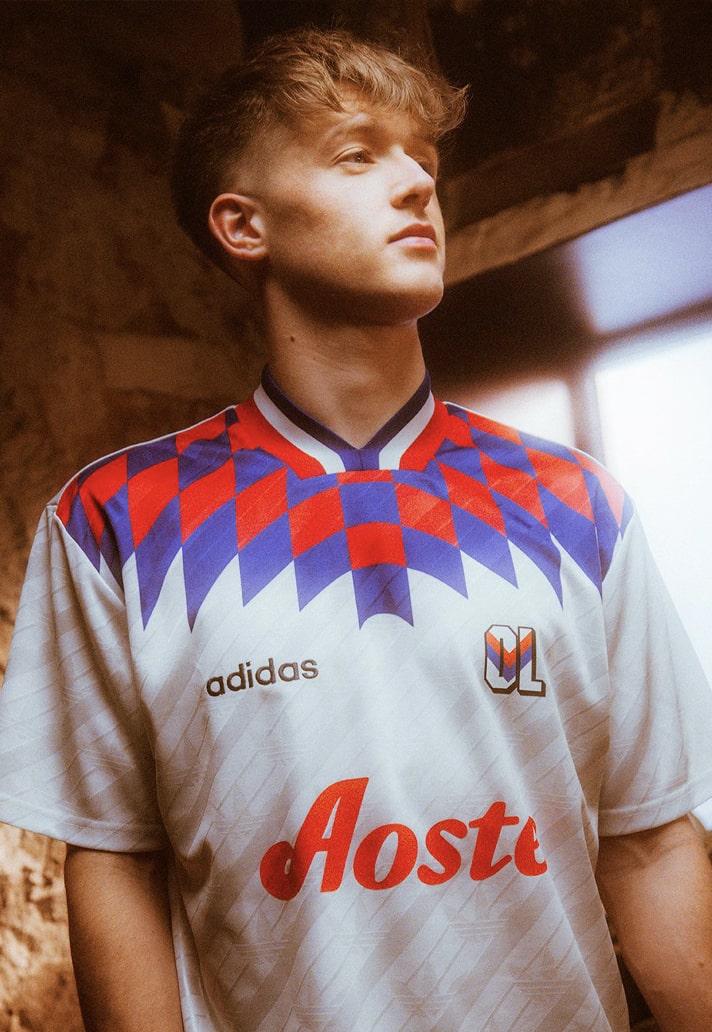 Olympique Lyonnais Home Retro Jersey  1995/96