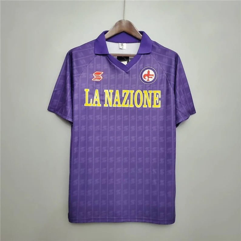 Fiorentina Home Retro Jersey 1989/90