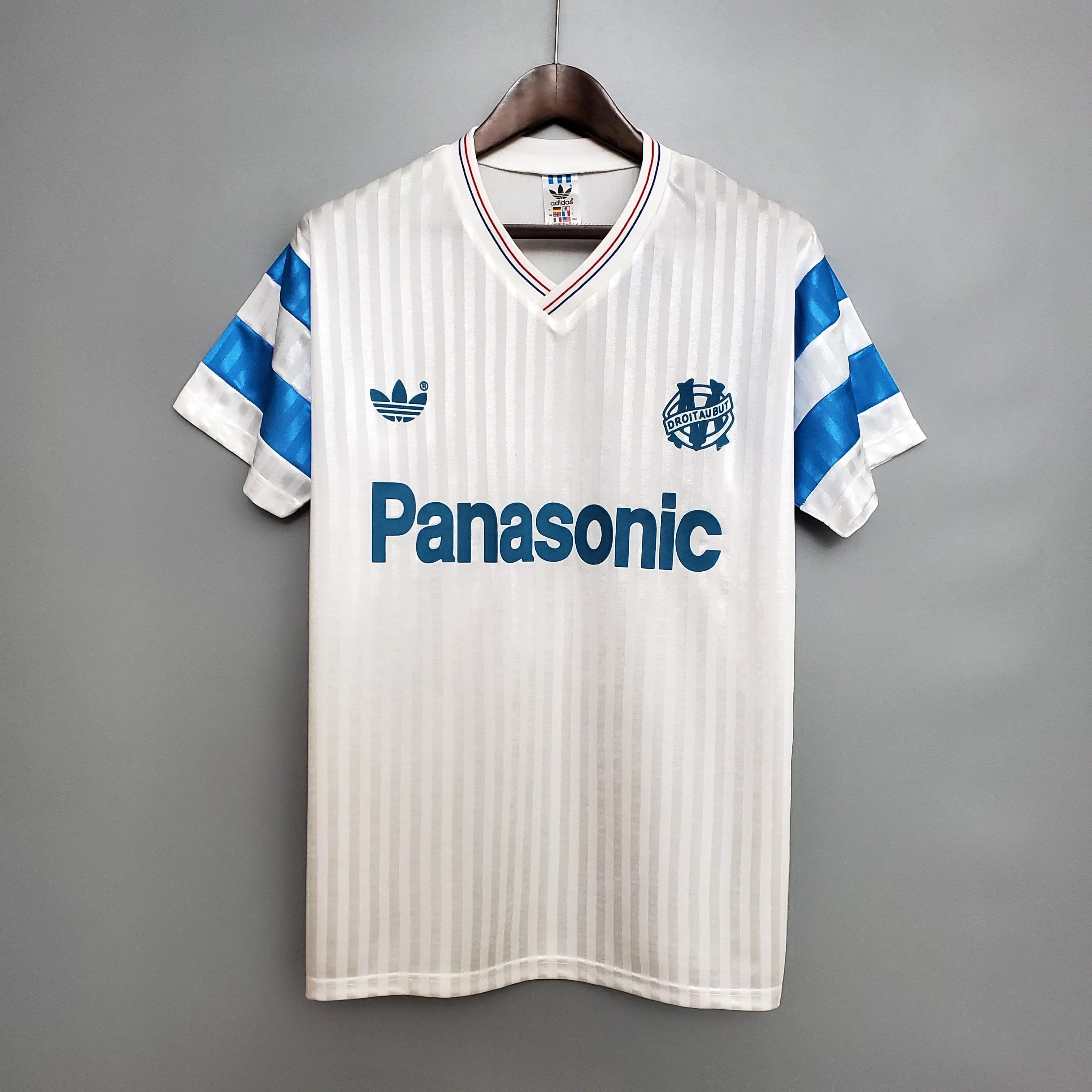 Olympique Marseille Home Retro Jersey   1990