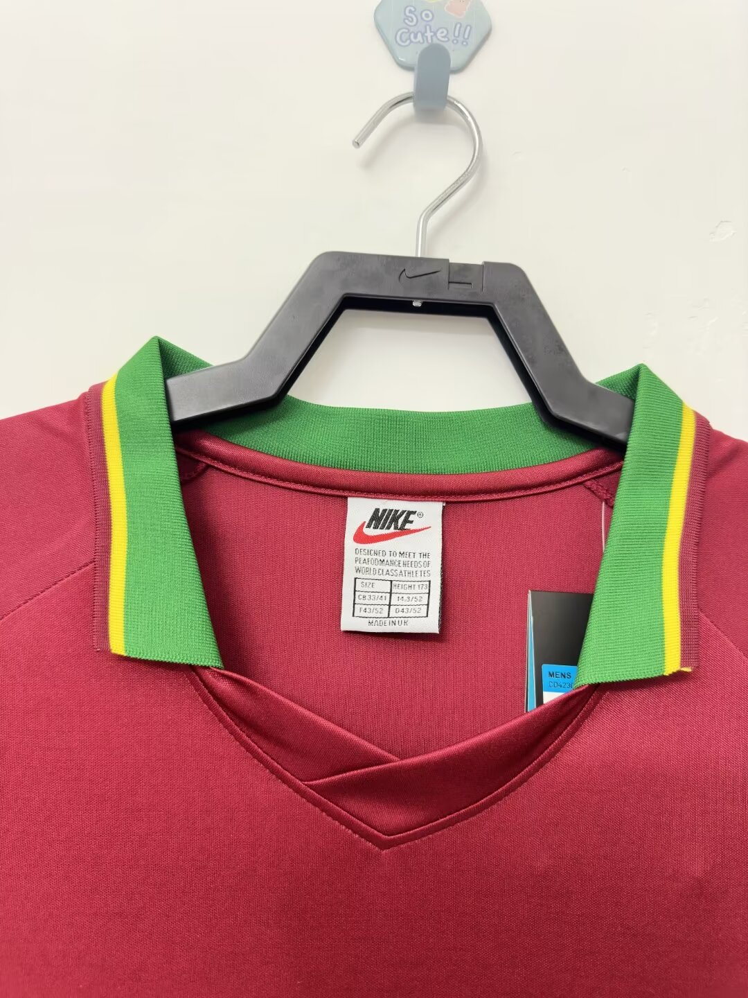 Portugal Home Retro  Jersey 1998