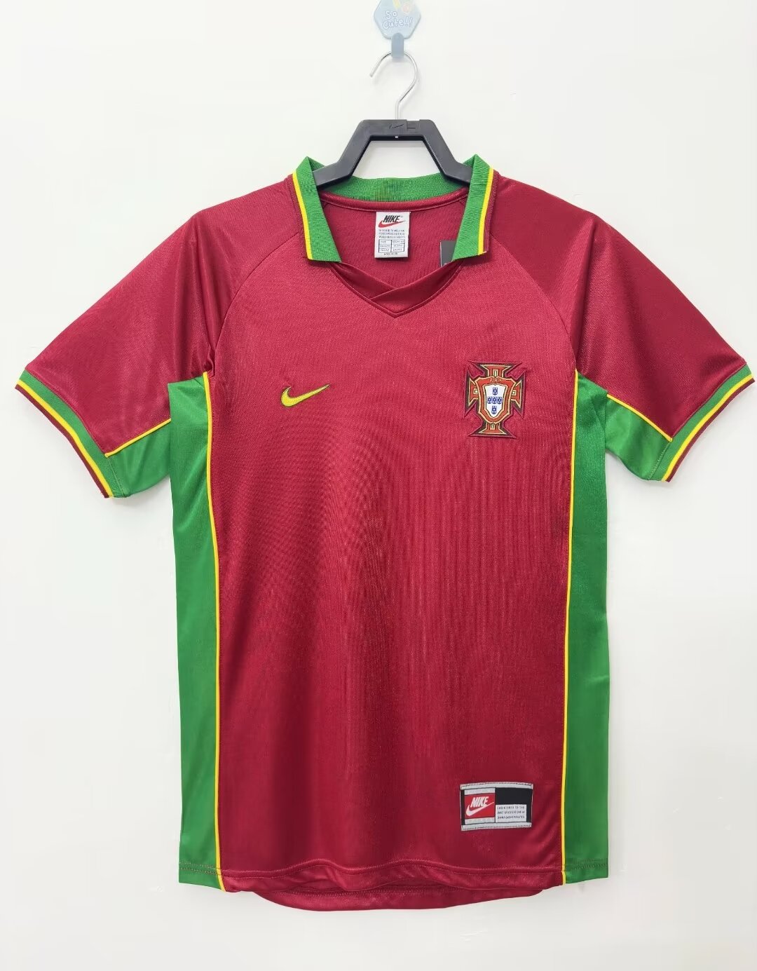 Portugal Home Retro  Jersey 1998