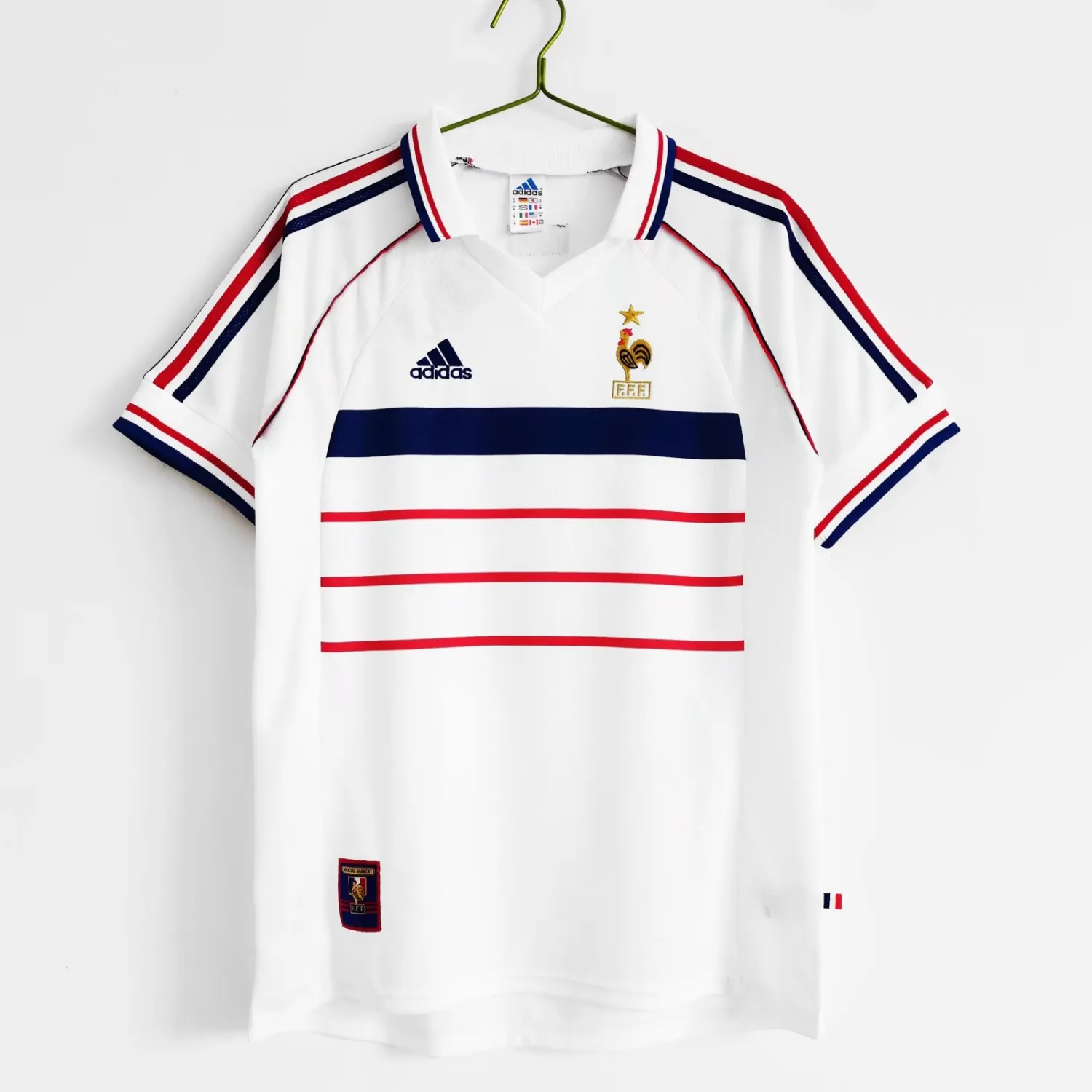 France Away Retro  Jersey 1998