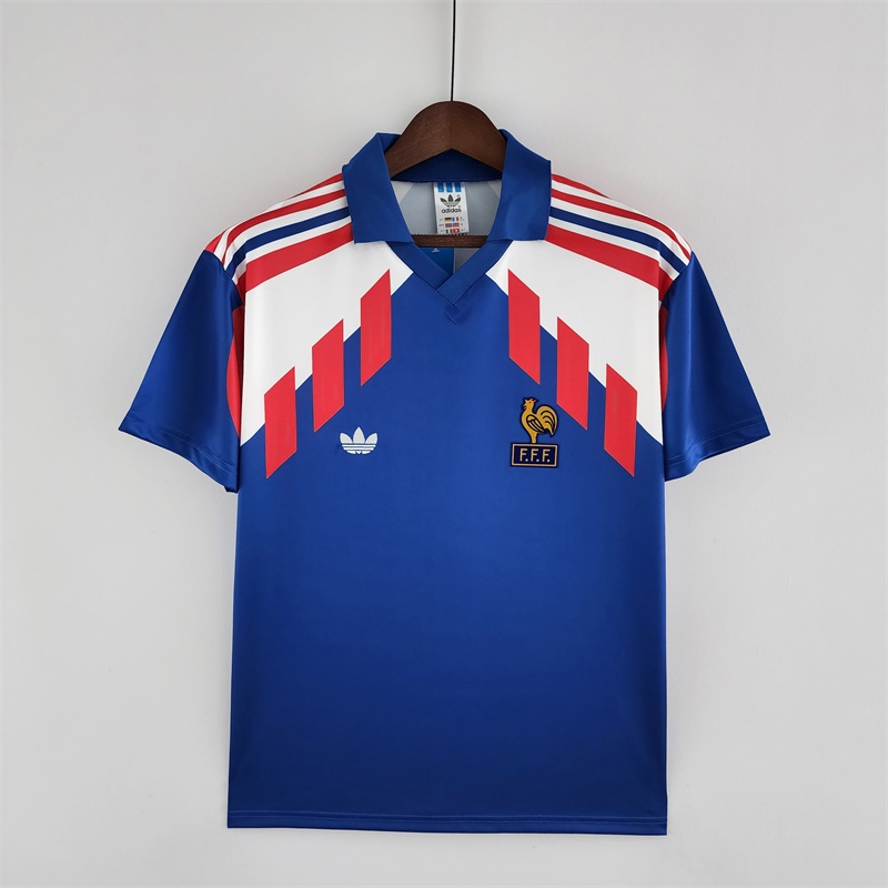 France Home Retro  Jersey 1990