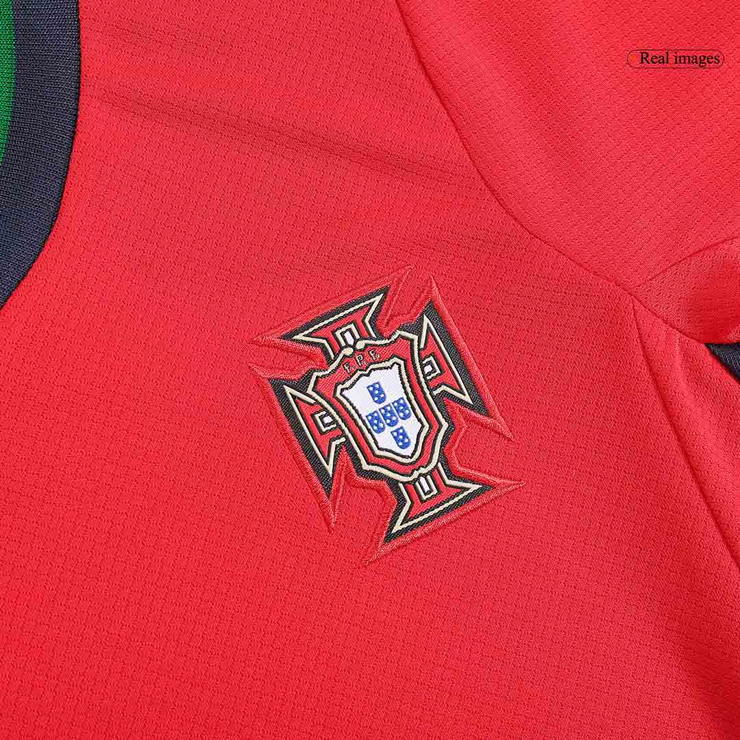 Kid's Portugal Home Jersey+Shorts EURO 2024