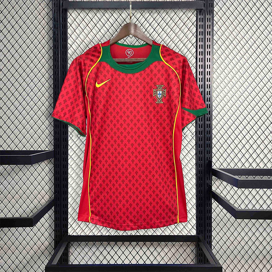 Portugal Home Retro  Jersey 2004