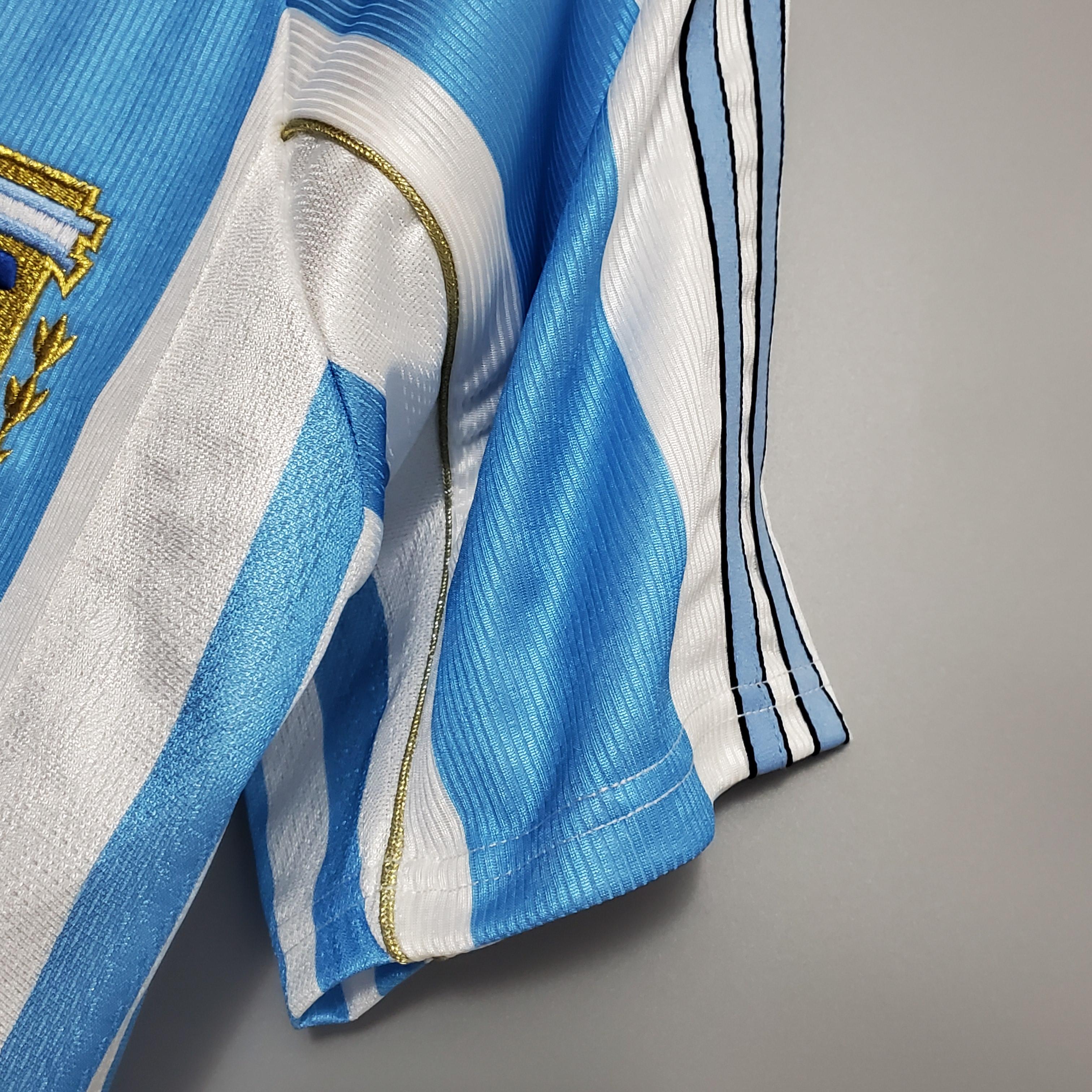 Argentina Home Retro  Jersey 1998