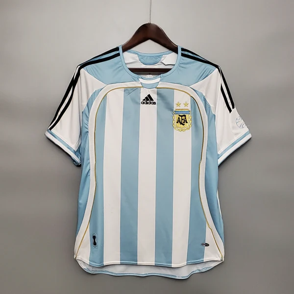 Argentina Home Retro  Jersey 2006/07