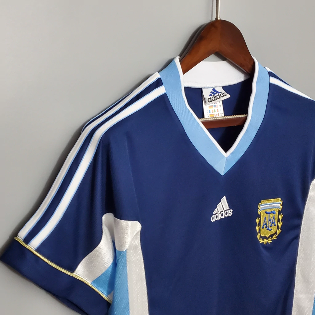 Argentina Away Retro  Jersey 1998