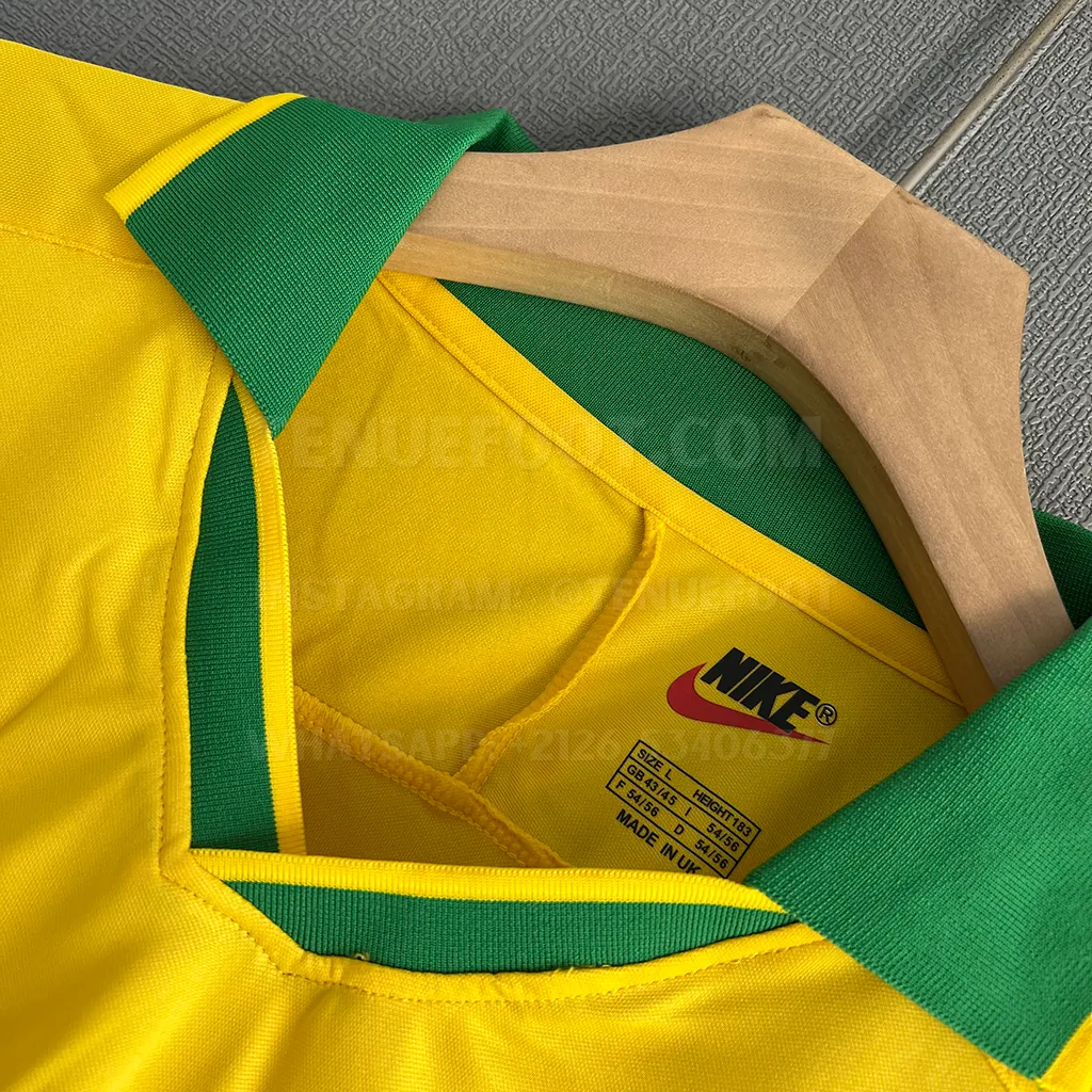 Brazil Home Retro Jersey 1997
